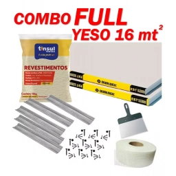 Placa De Yeso - Kit Full Instalacin + Accesorios