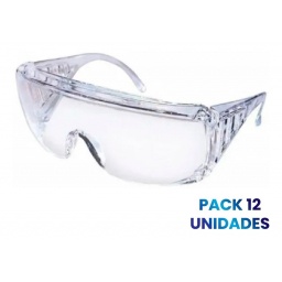 Lentes Gafas Protección Trabajo Acrilico Equus Pack X 12 U. 