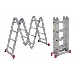Escalera De Aluminio Con Articulaciones Bloqueo Versatil 4x4