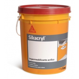 Impermeabilizante Acrílico Sika  Sikacryl Entonable - 5 Kg