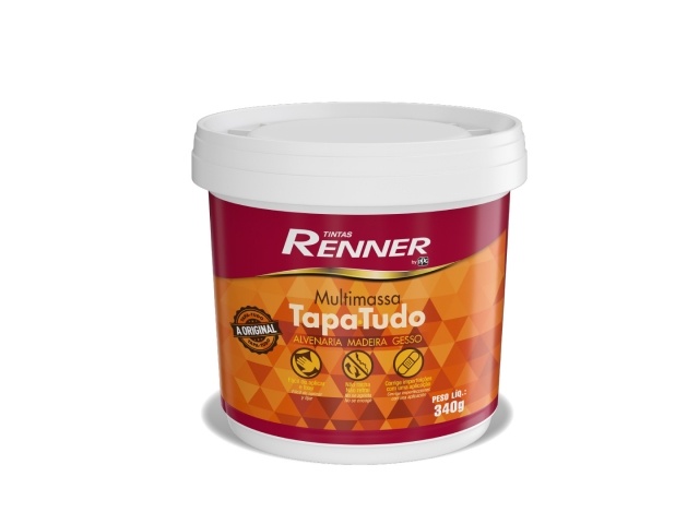 Masilla Multiuso para Yeso Madera Renner TAPA TODO - 340 gr 