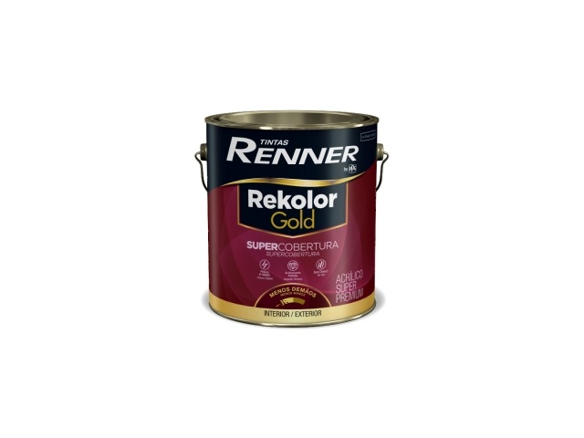Pintura RENNER Rekolor Gold Super Cobertura - Presentación 3.2 lts