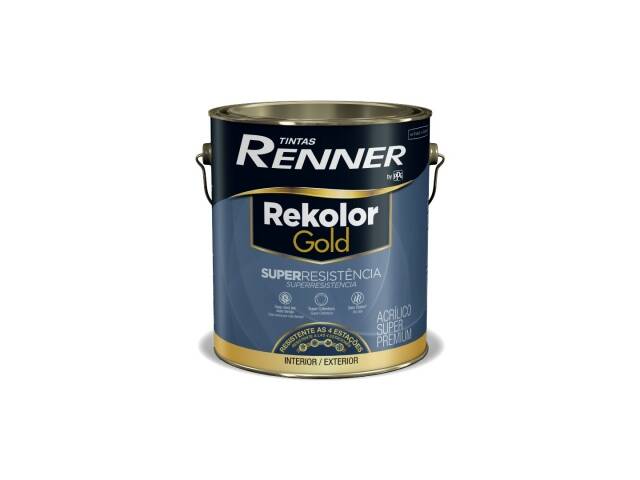 Pintura RENNER Rekolor Gold Super Resistente - Presentacio´n 3.2 lts  pintura renner para todo uso 