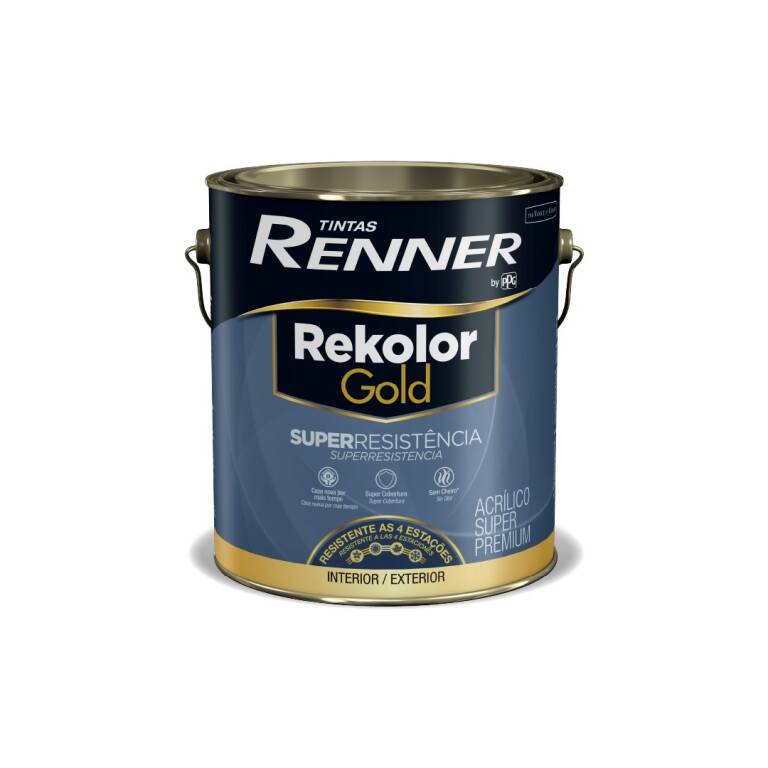Pintura Rekolor Gold Super Resistente Renner Ext/int 3,2lts